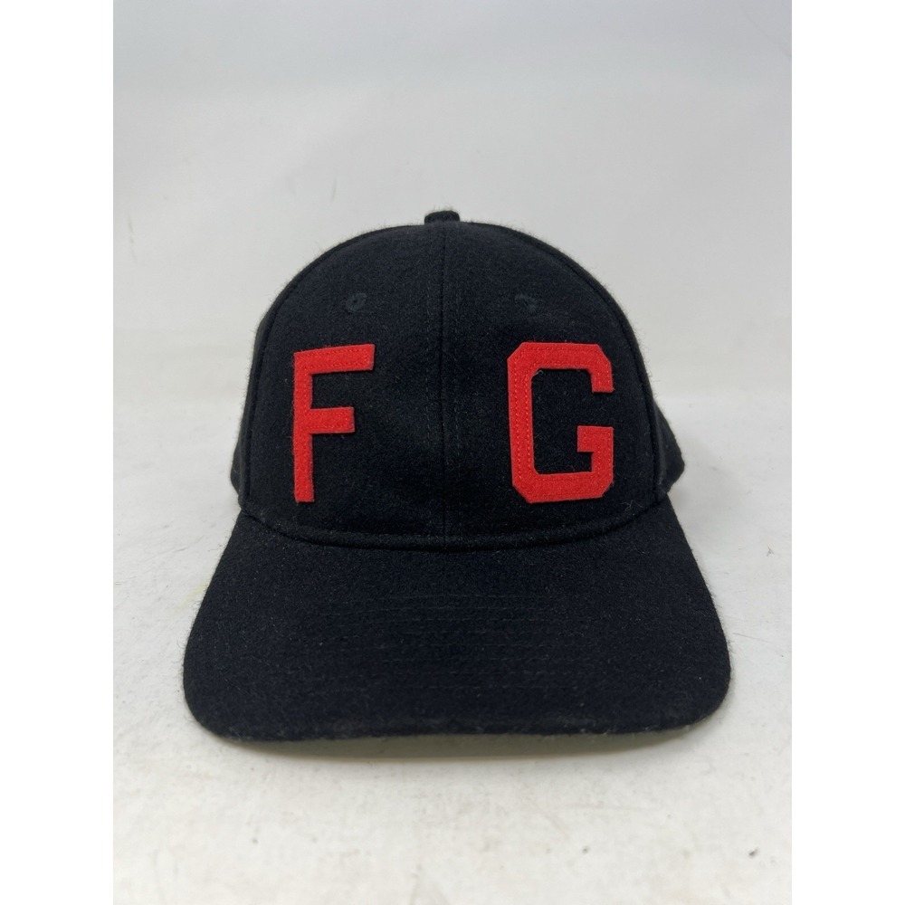 Fear of God New Era FG Logo Hat Black Red Mens Adjustable Strapback (MSRP $55)